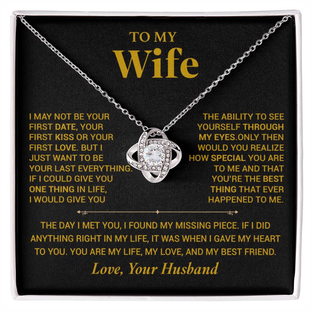 To My Wife Necklace, Christmas Gift For Wife, Christmas Gifts For Her, Wife Gift