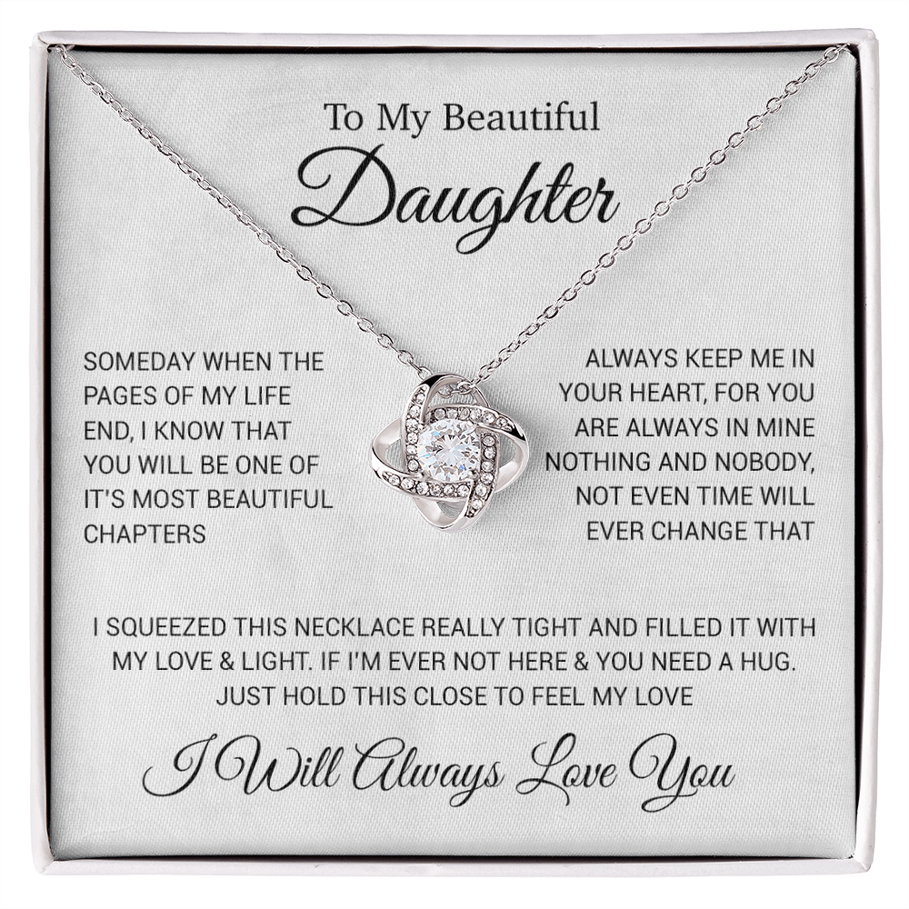 To My Daughter Necklace, Daughter Father Necklace, Daughter Gift From Dad 25_4