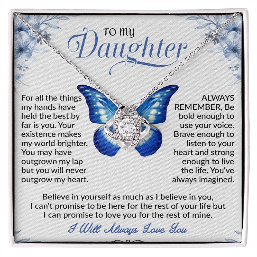 To My Daughter Necklace, Daughter Father Necklace, Daughter Gifts from Dad 10_12