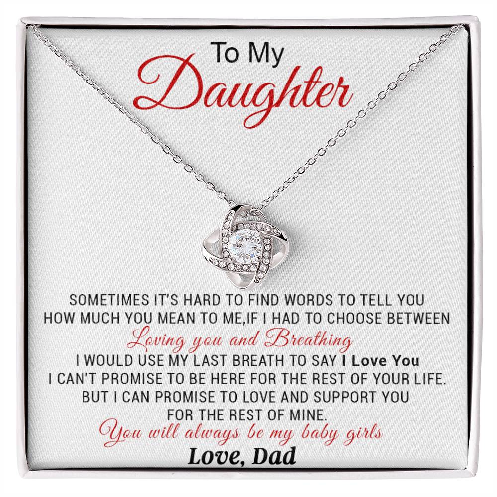 To My Daughter Necklace, Daughter Father Necklace, Daughter Gift from Dad 5_11