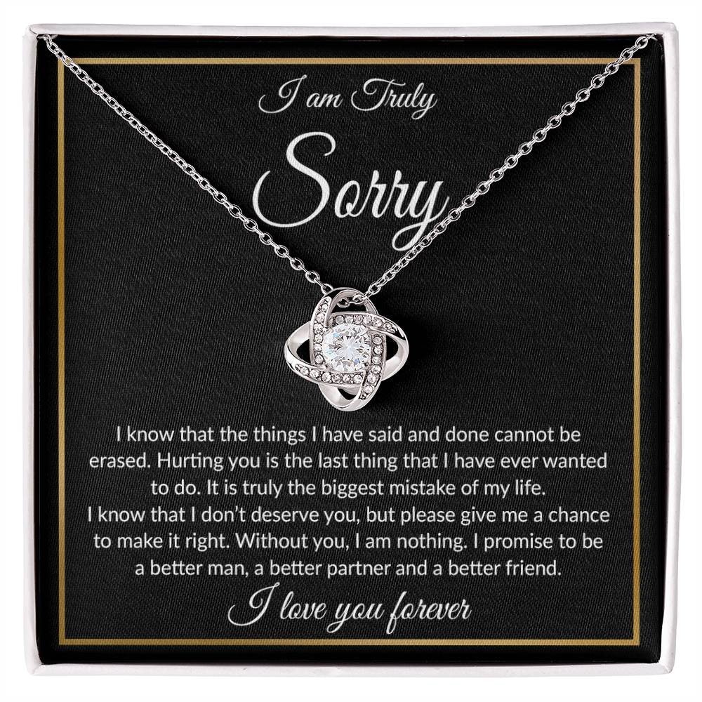 I'm Sorry Necklace Gifts, Apology Gifts For Her, Forgiveness Gift, Wife Gift
