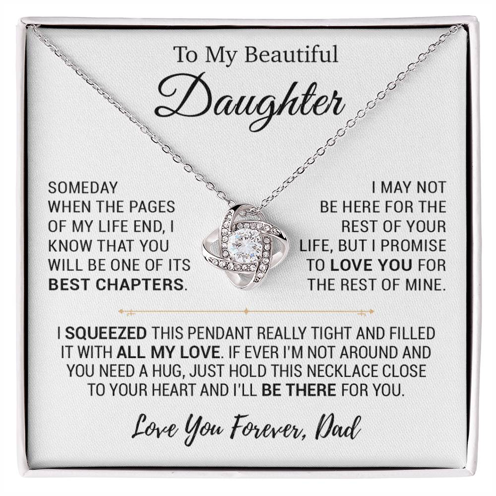 To My Daughter Necklace, Daughter Father Necklace, Daughter Gift From Dad 13_10