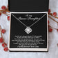 To My Bonus Daughter Necklace, Gift for Bonus Daughter, Step Daughter Birthday