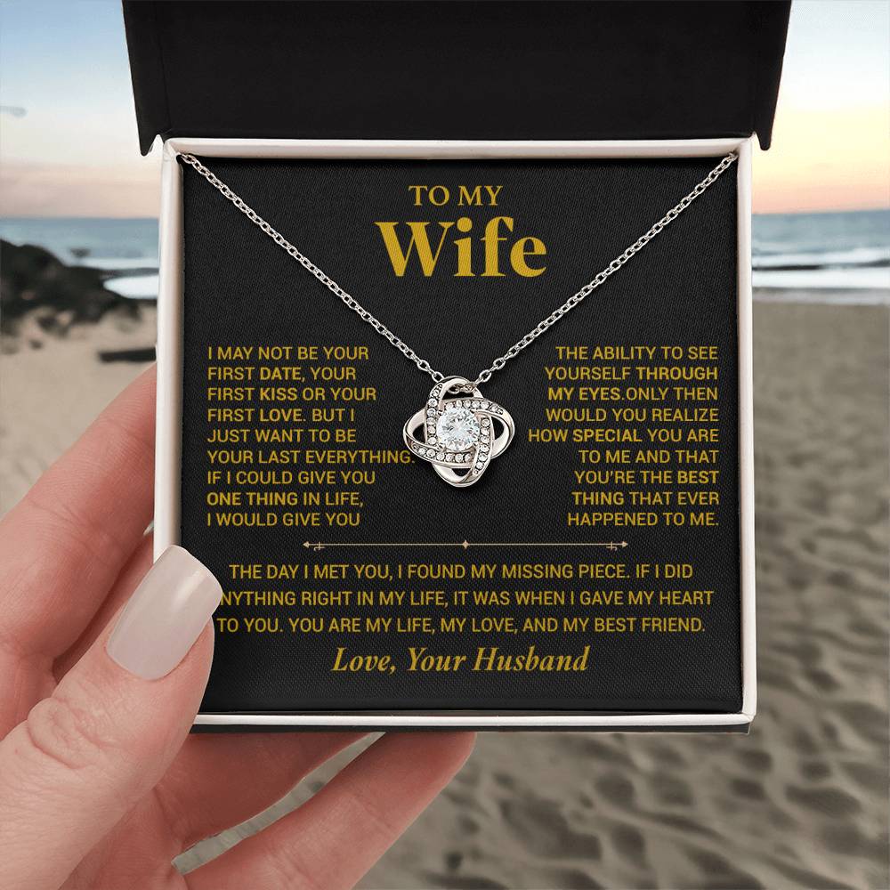 To My Wife Necklace, Christmas Gift For Wife, Christmas Gifts For Her, Wife Gift