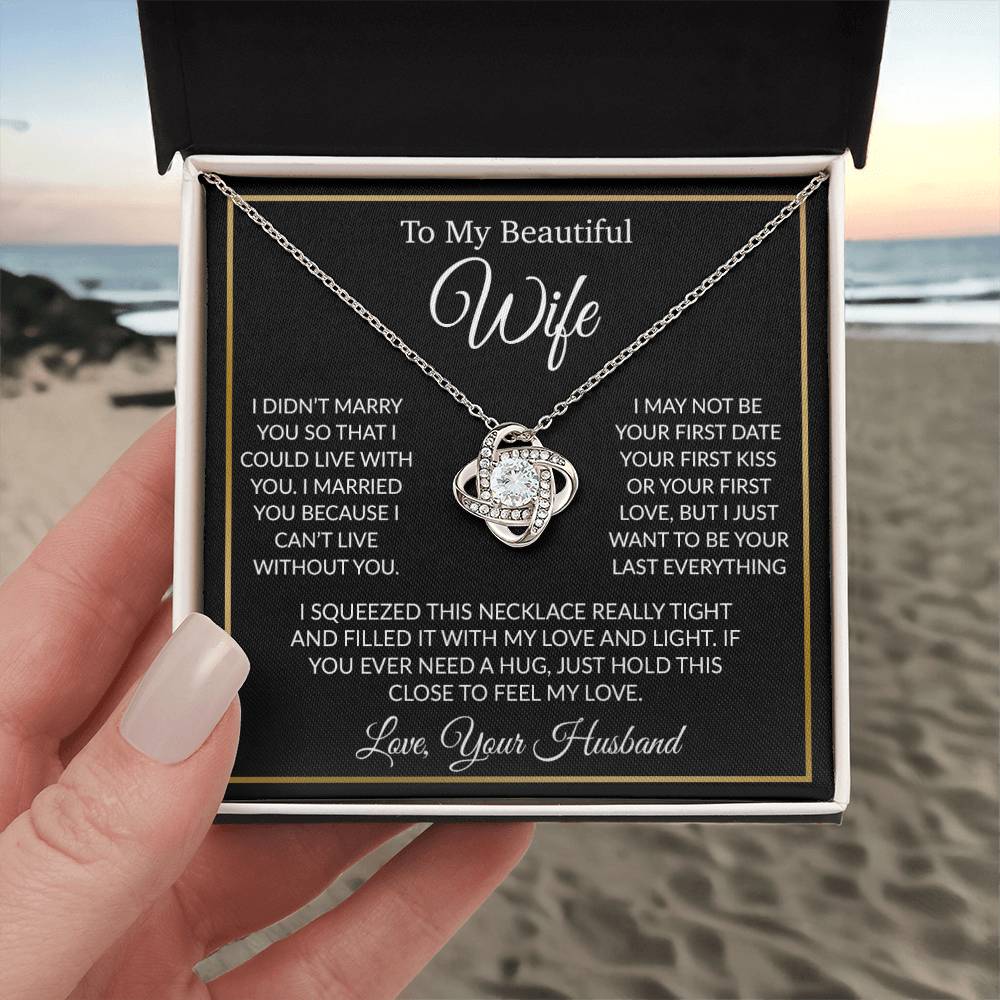 To My Wife Necklace, Gift For Her, Gift For Wife, Wife Jewelry, Christmas Gift