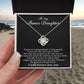 To My Bonus Daughter Necklace, Gift for Bonus Daughter, Step Daughter Birthday