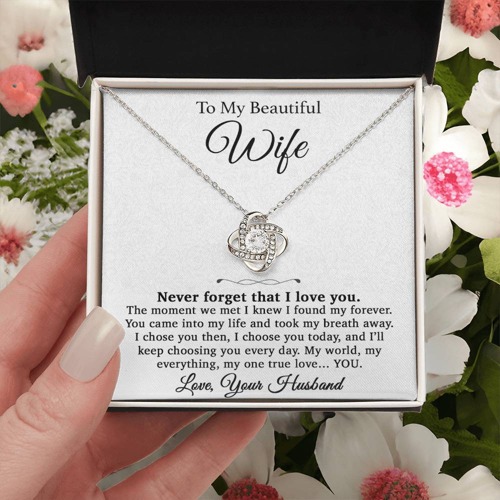 To My Wife Necklace, Gift For Wife, Anniversary Gift For Wife, Christmas Gifts 1_4