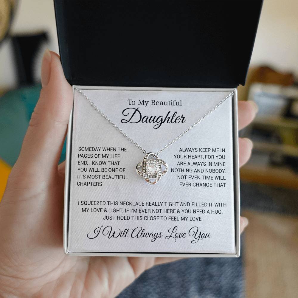 To My Daughter Necklace, Daughter Father Necklace, Daughter Gift From Dad 25_4