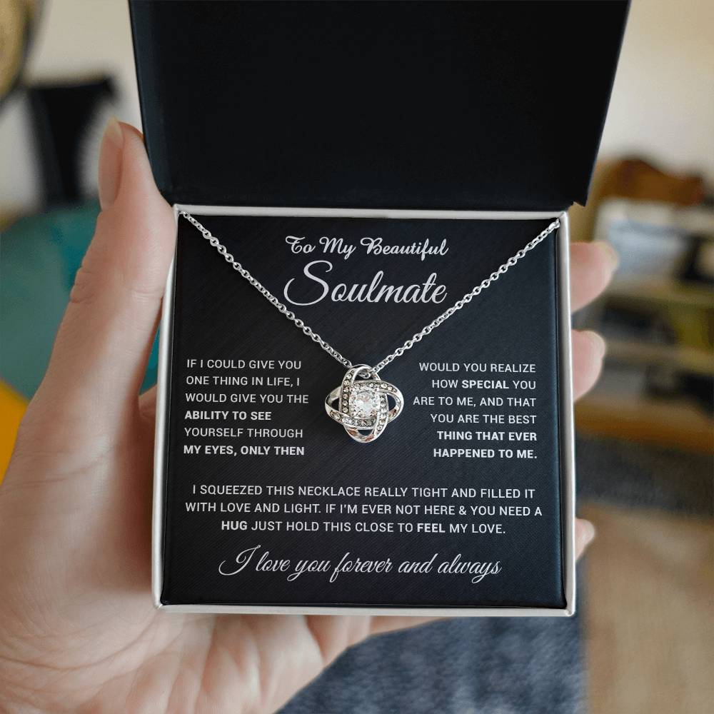 To My Soulmate Necklace, Gift For Soulmate, Anniversary Gift, Birthday Gift 25_4