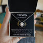 I'm Sorry Necklace Gifts, Apology Gifts For Her, Forgiveness Gift, Wife Gift