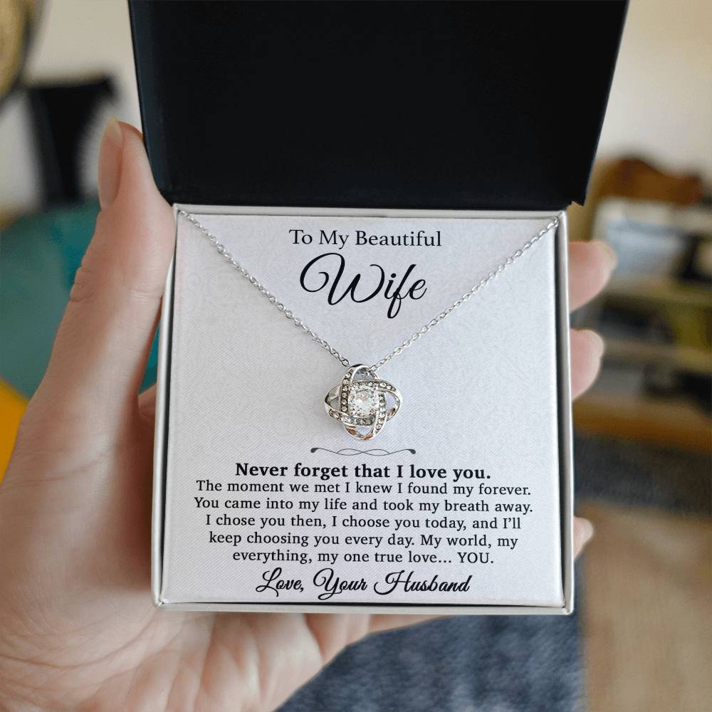 To My Wife Necklace, Gift For Wife, Anniversary Gift For Wife, Christmas Gifts 1_4