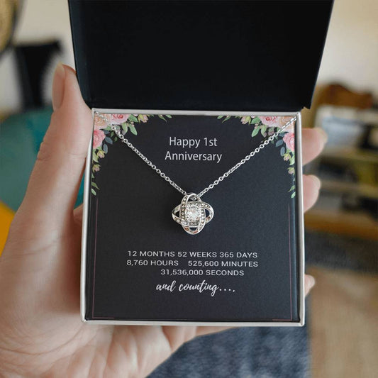 1 Year Anniversary Gift For Wife Necklace, Year Anniversary Gifts, Gift For Wife