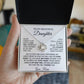 To My Beautiful Daughter Necklace, Daughter Gift from Mom, Birthday, Graduation