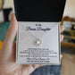 To My Bonus Daughter Necklace, Step Daughter Gift From Stepdad, Stepmom