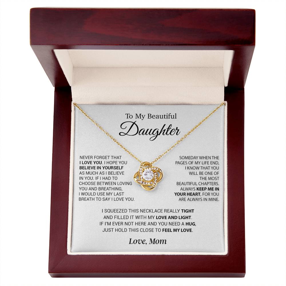 To My Daughter Necklace, Daughter Mother Necklace, Daughter Gift From Mom 4_11