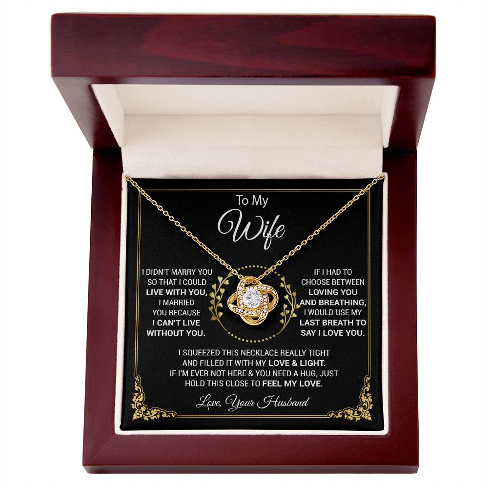 To My Wife Necklace, Wife Gift From Husband, Wife Husband, Christmas Gift