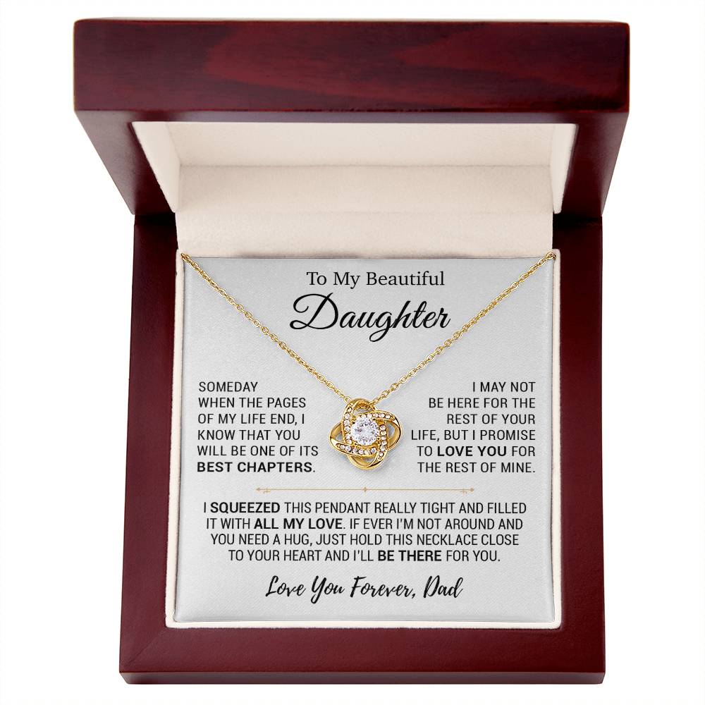 To My Daughter Necklace, Daughter Father Necklace, Daughter Gift From Dad 13_10