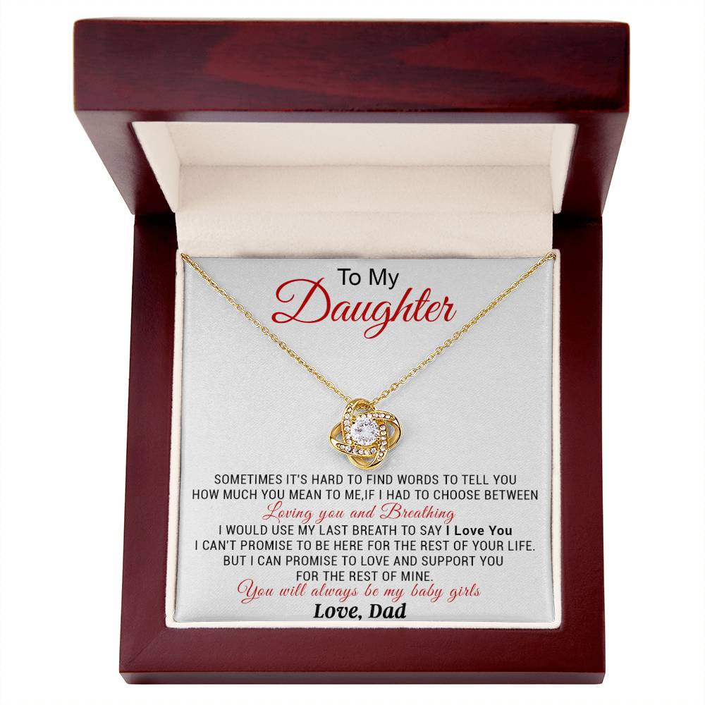 To My Daughter Necklace, Daughter Father Necklace, Daughter Gift from Dad 5_11