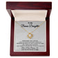 To My Bonus Daughter Necklace, Step Daughter Gift From Stepdad, Stepmom