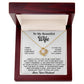 To My Beautiful Wife Necklace, Gift From Husband, Anniversary Gifts For Wife