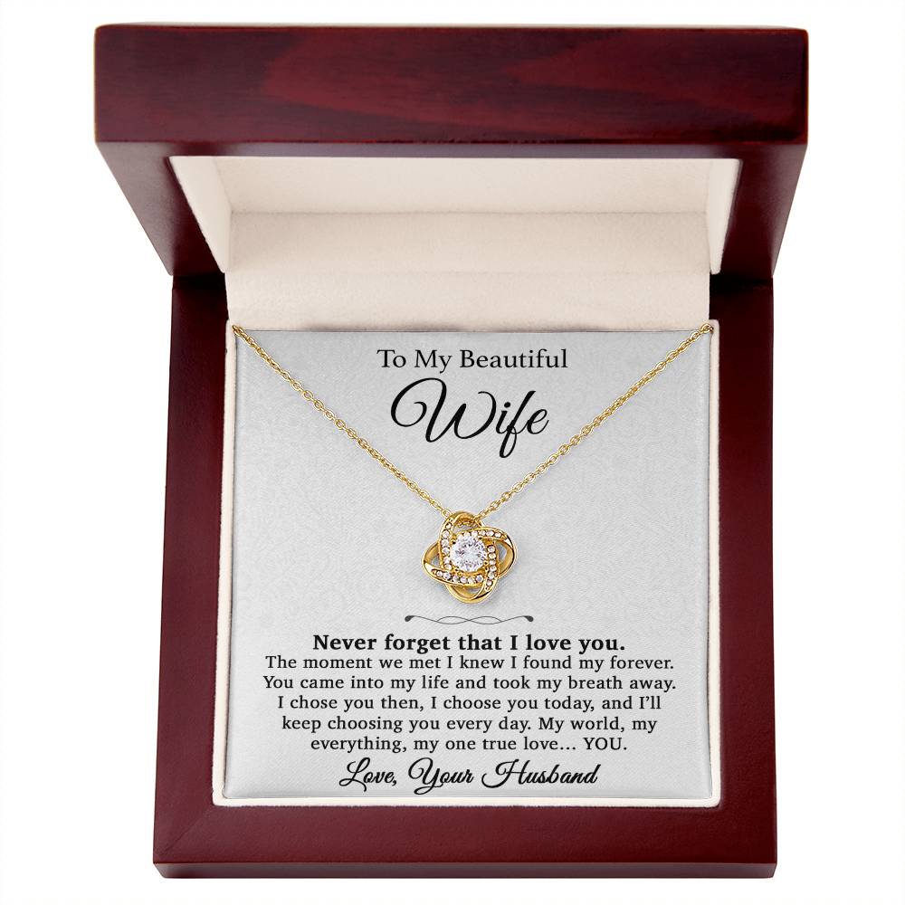 To My Wife Necklace, Gift For Wife, Anniversary Gift For Wife, Christmas Gifts 1_4