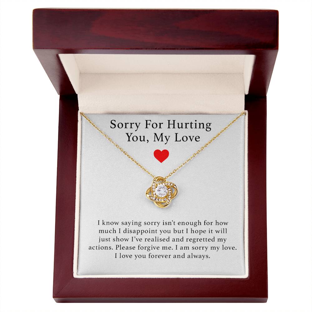 Sorry For Hurting You Necklace, Forgiveness Gift, Apology Gift for Her
