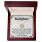 To My Daughter Necklace - Never Forget That I Love You - Love Your Dad Gift