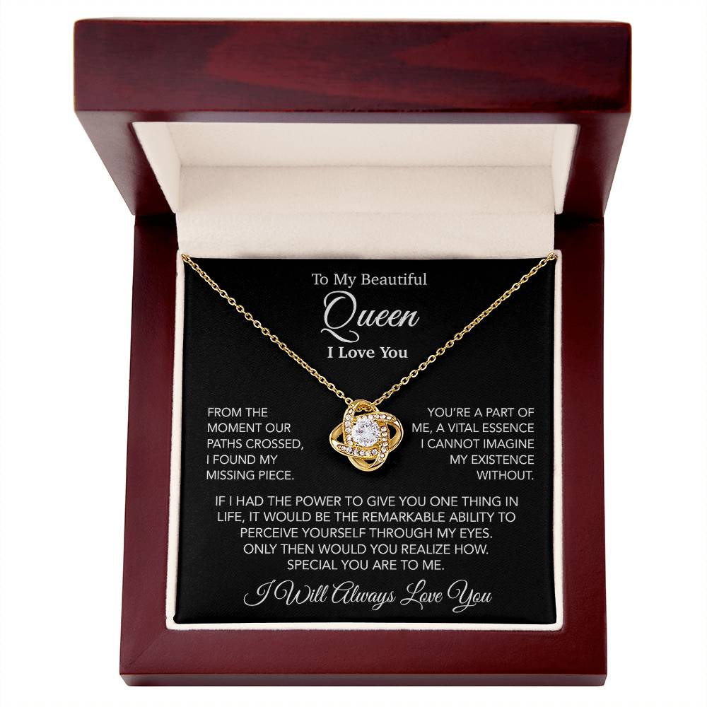 To My Queen Necklace, Anniversary Gift For Wife, Girlfriend Necklace 20_1