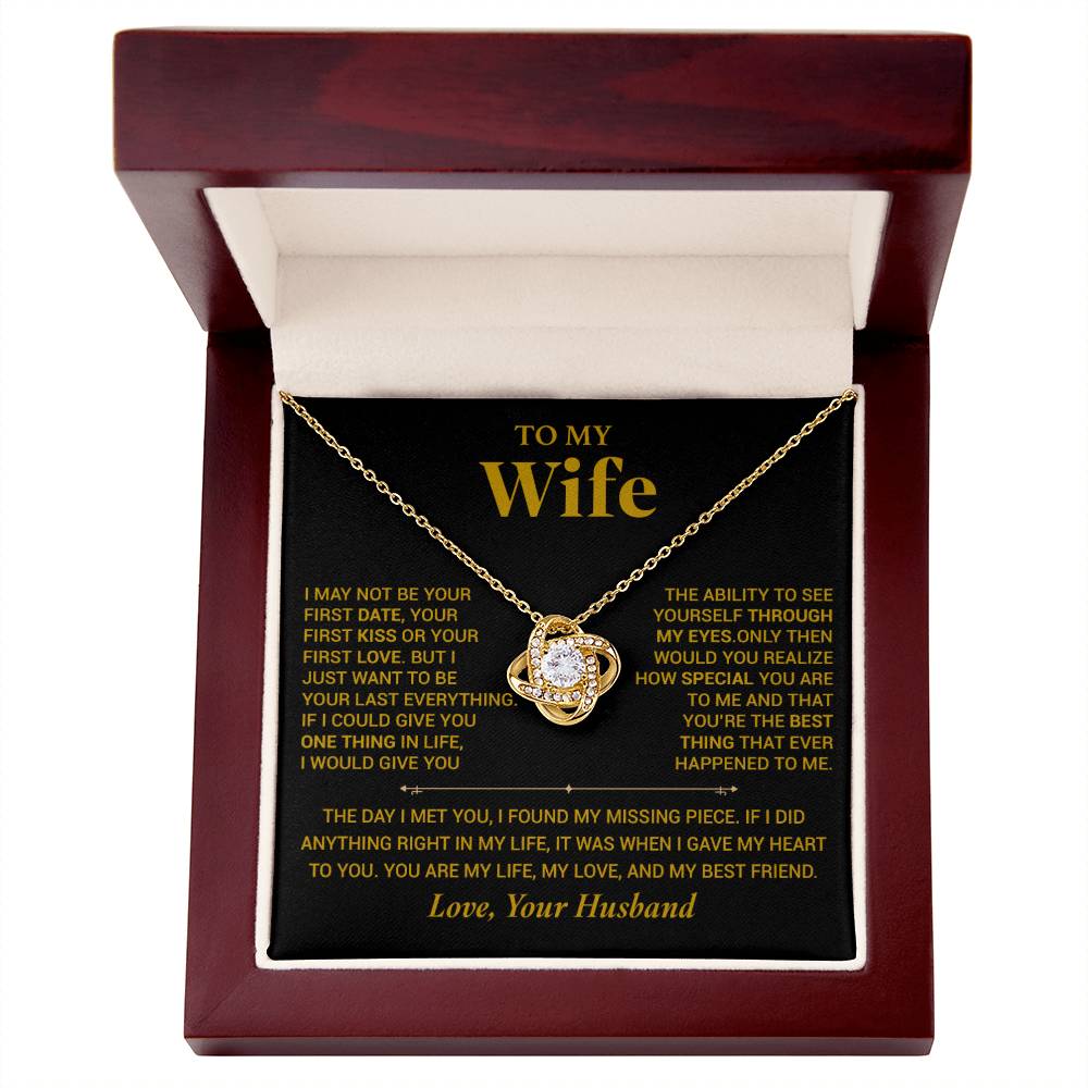 To My Wife Necklace, Christmas Gift For Wife, Christmas Gifts For Her, Wife Gift