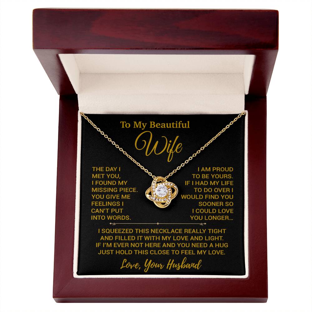 To My Wife Necklace, Christmas Gifts For Women, Anniversary Gift For Wife 14_2_Gold