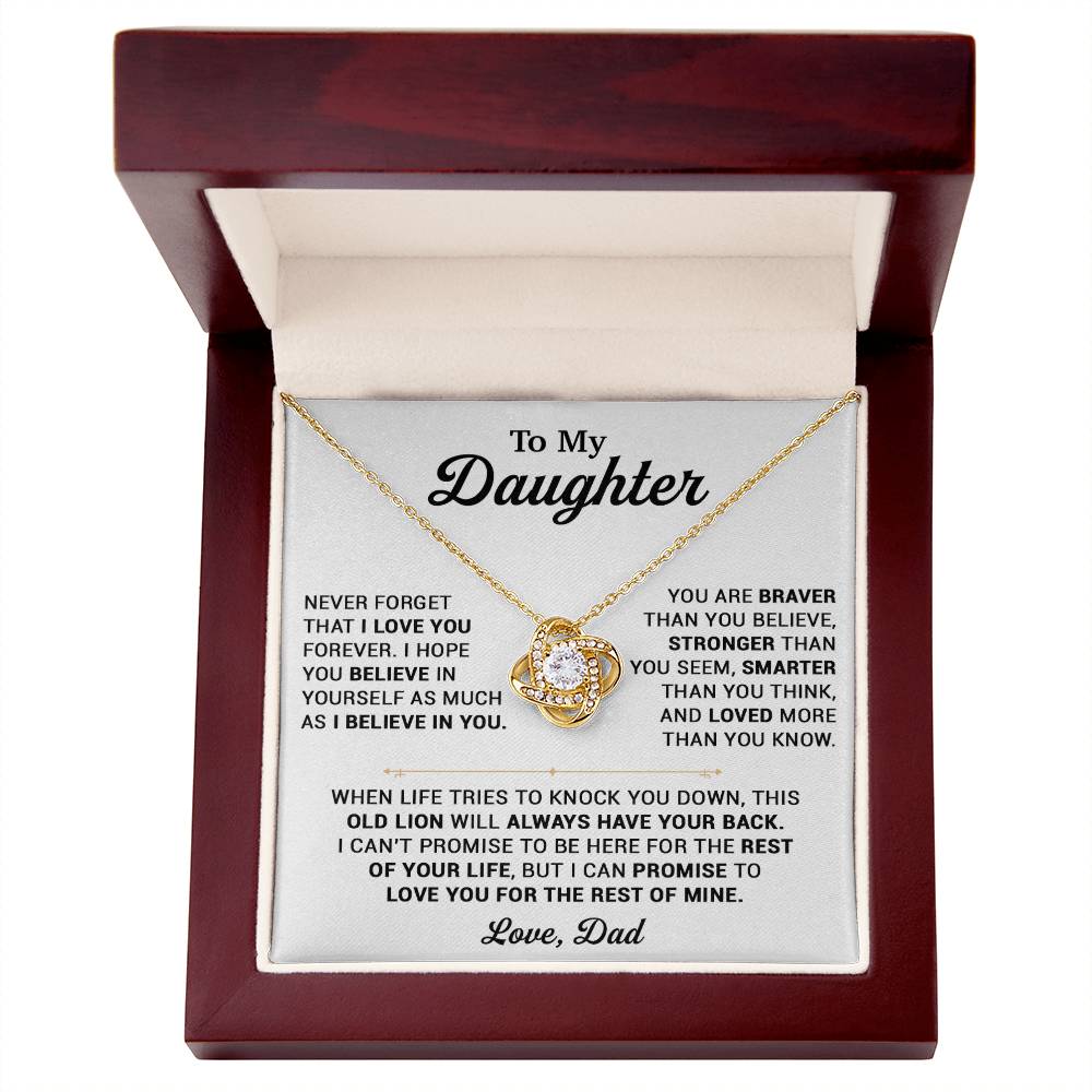 To My Daughter Necklace, Gift for Daughter from Dad, Daughter Father Necklace 25_10