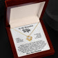 To My Beautiful Wife Necklace, Gift From Husband, Anniversary Gifts For Wife