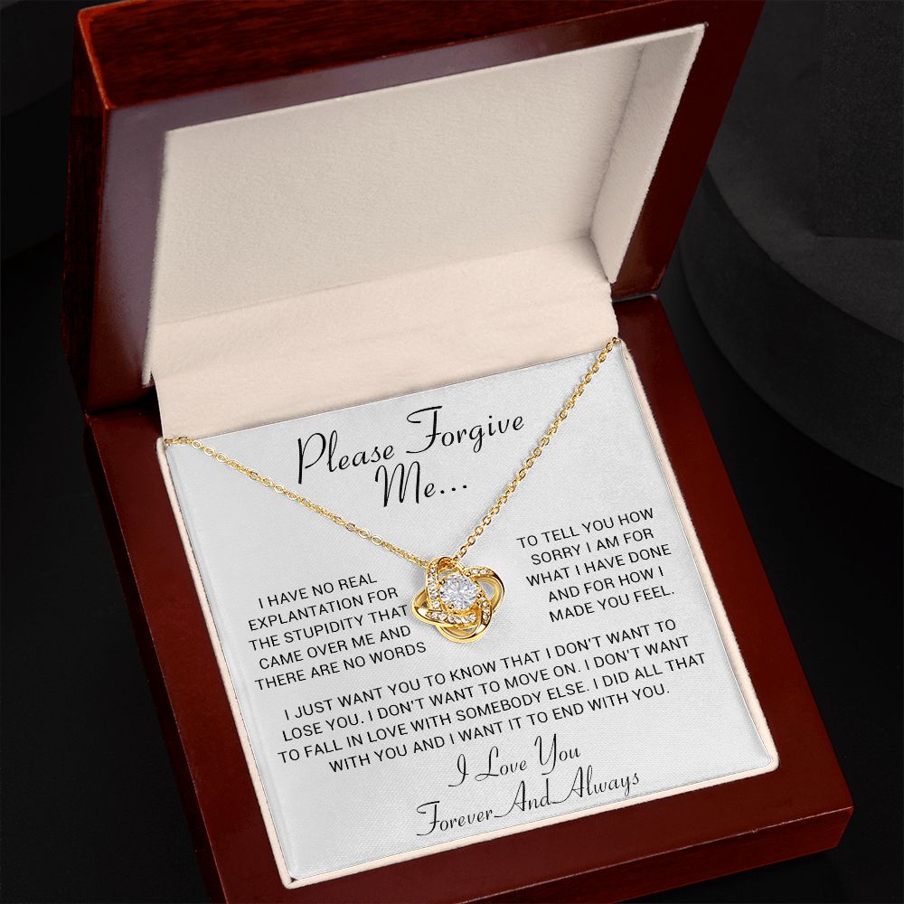 I'm Sorry Gift, Apology Gift, Sorry Poem, Forgiveness, Thinking of You Necklace