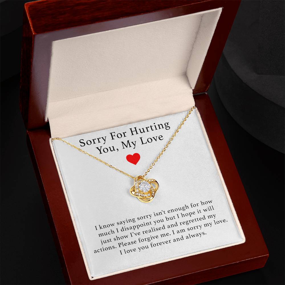 Sorry For Hurting You Necklace, Forgiveness Gift, Apology Gift for Her