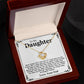 To My Daughter Necklace - Never Forget That I Love You - Love Your Dad Gift