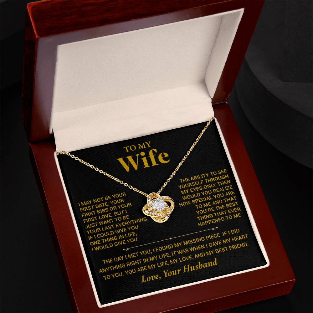 To My Wife Necklace, Christmas Gift For Wife, Christmas Gifts For Her, Wife Gift