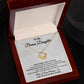 To My Bonus Daughter Necklace, Step Daughter Gift From Stepdad, Stepmom