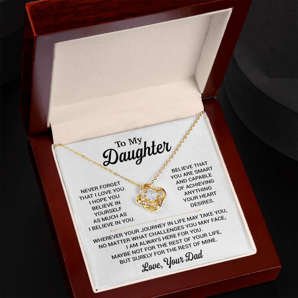 To My Daughter Necklace, Daughter Father Necklace, Daughter Gift From Dad 8_11
