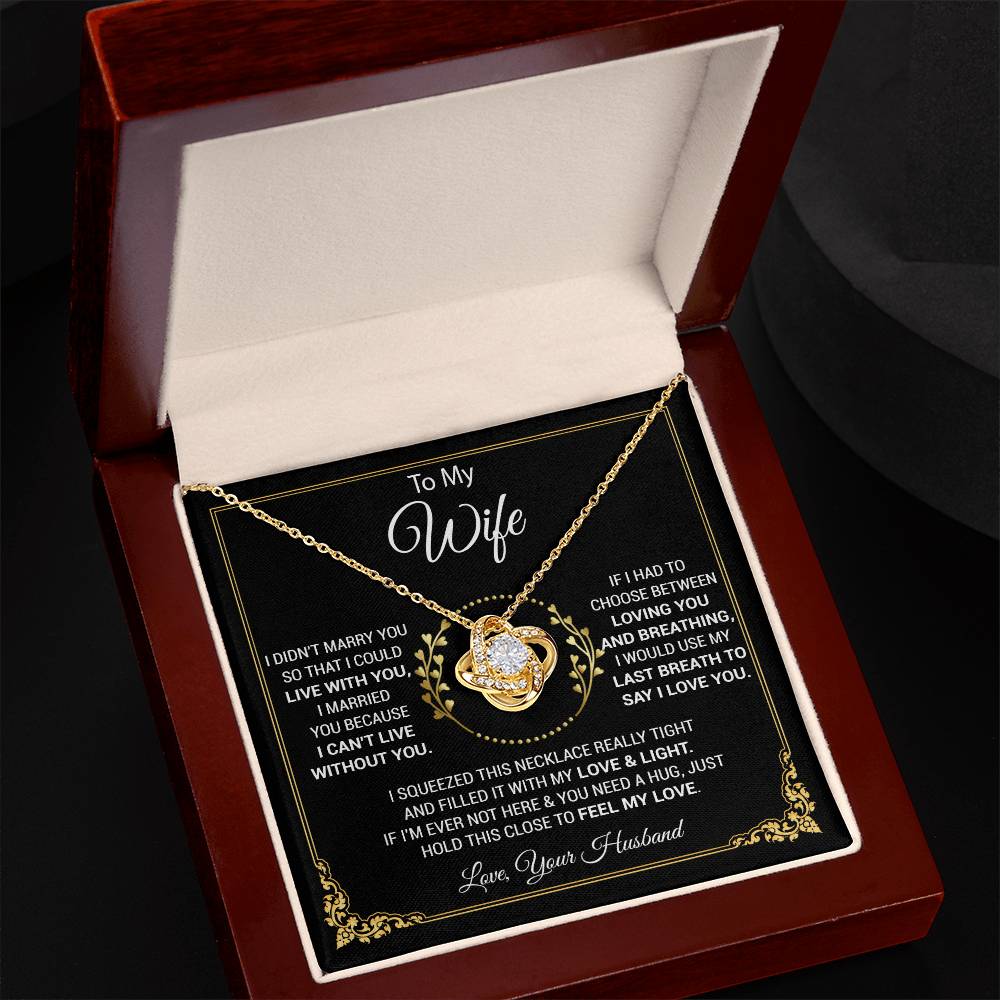 To My Wife Necklace, Wife Gift From Husband, Wife Husband, Christmas Gift