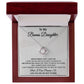 To My Bonus Daughter Necklace, Step Daughter Gift From Stepdad, Stepmom
