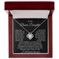 To My Bonus Daughter Necklace, Gift for Bonus Daughter, Step Daughter Birthday