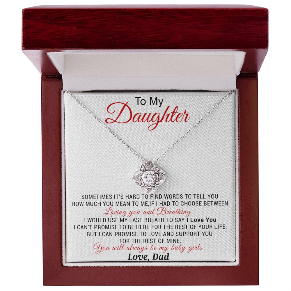 To My Daughter Necklace, Daughter Father Necklace, Daughter Gift from Dad 5_11