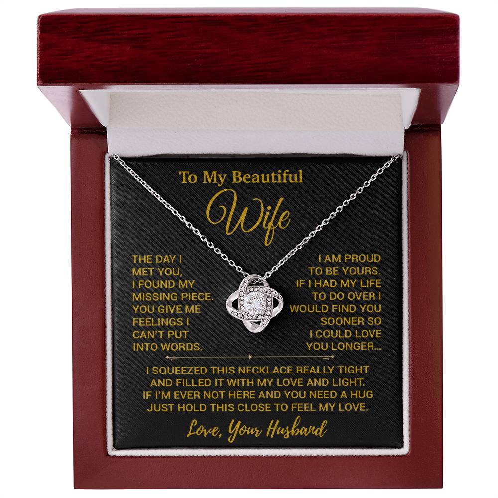 To My Wife Necklace, Christmas Gifts For Women, Anniversary Gift For Wife 14_2_Gold