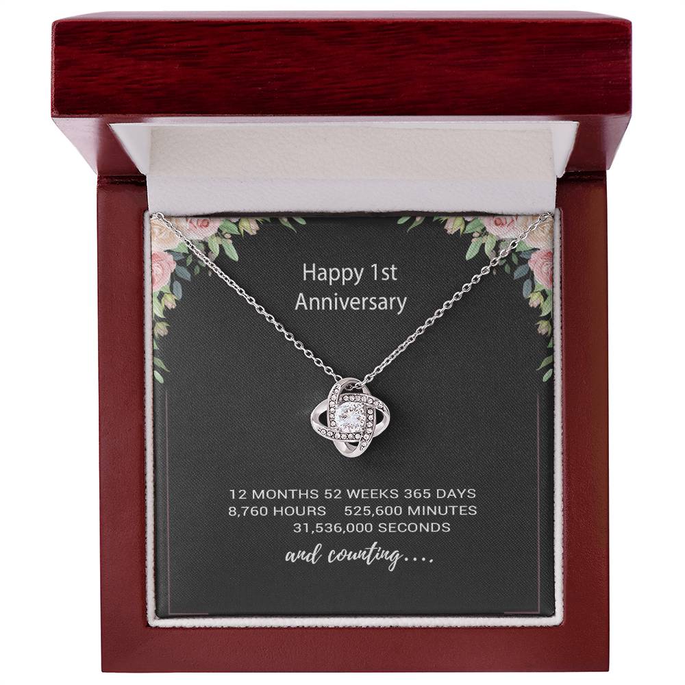 1 Year Anniversary Gift For Wife Necklace, Year Anniversary Gifts, Gift For Wife