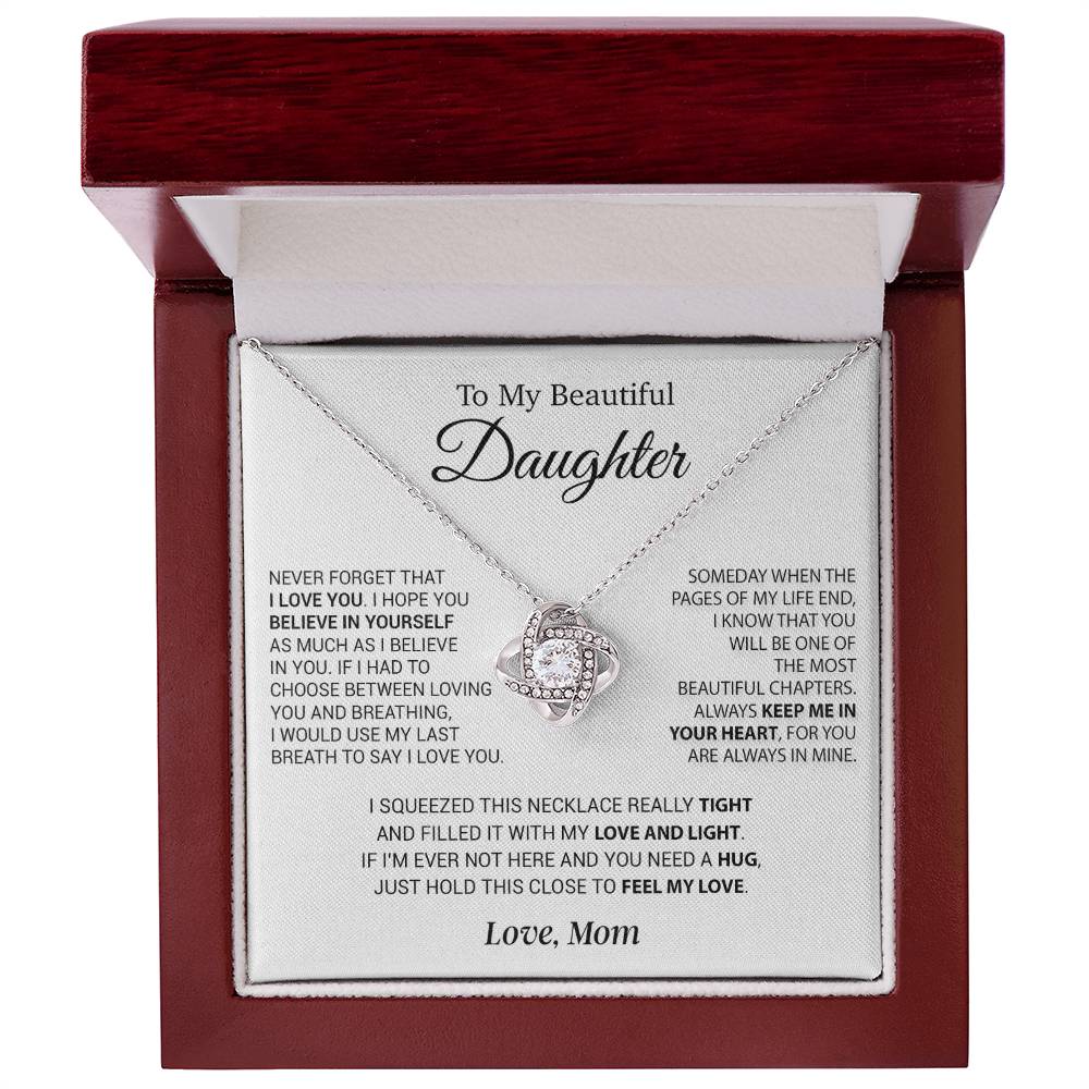 To My Daughter Necklace, Daughter Mother Necklace, Daughter Gift From Mom 4_11