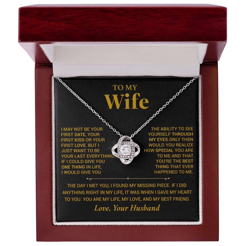 To My Wife Necklace, Christmas Gift For Wife, Christmas Gifts For Her, Wife Gift