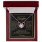 To My Daughter Necklace, Daughter Gift from Dad, Mom, Daughter Birthday Gift