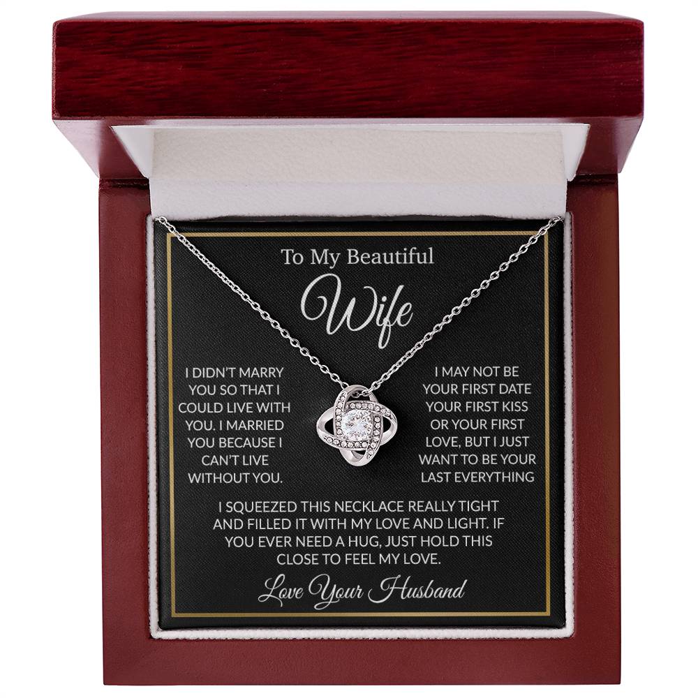 To My Wife Necklace, Gift For Her, Gift For Wife, Wife Jewelry, Christmas Gift