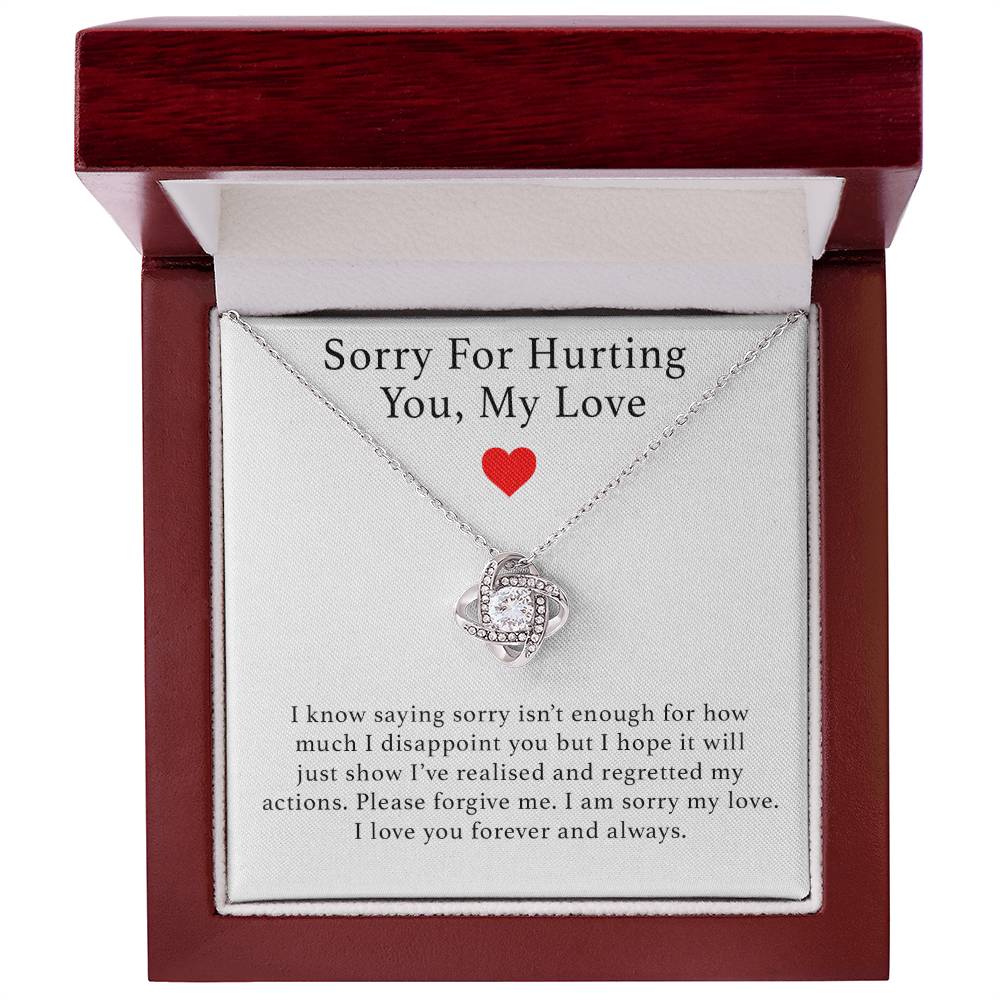 Sorry For Hurting You Necklace, Forgiveness Gift, Apology Gift for Her