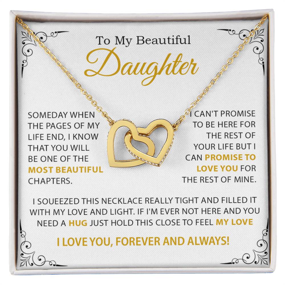 To My Daughter Necklace, Mother Daughter Gifts, Daughter Necklace, Dad Daughter